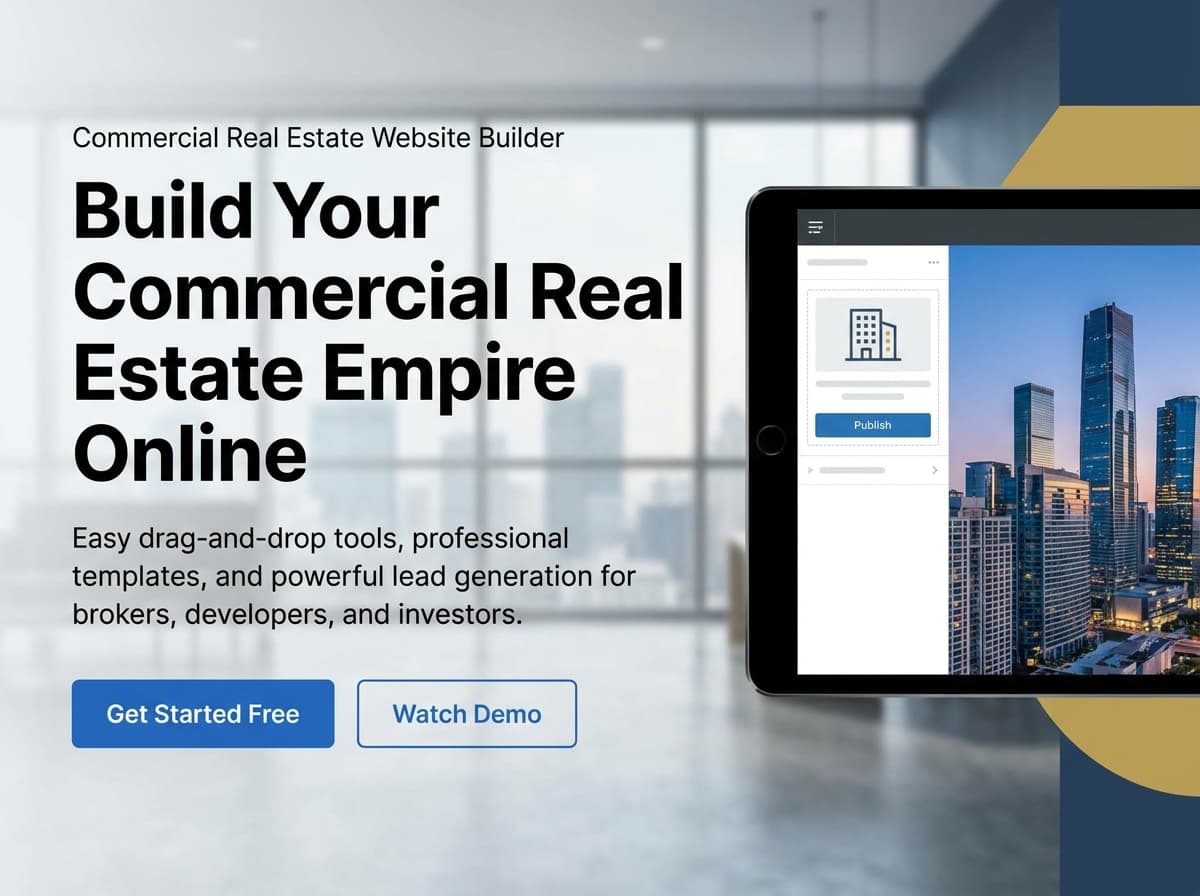 Commercial Real Estate website preview