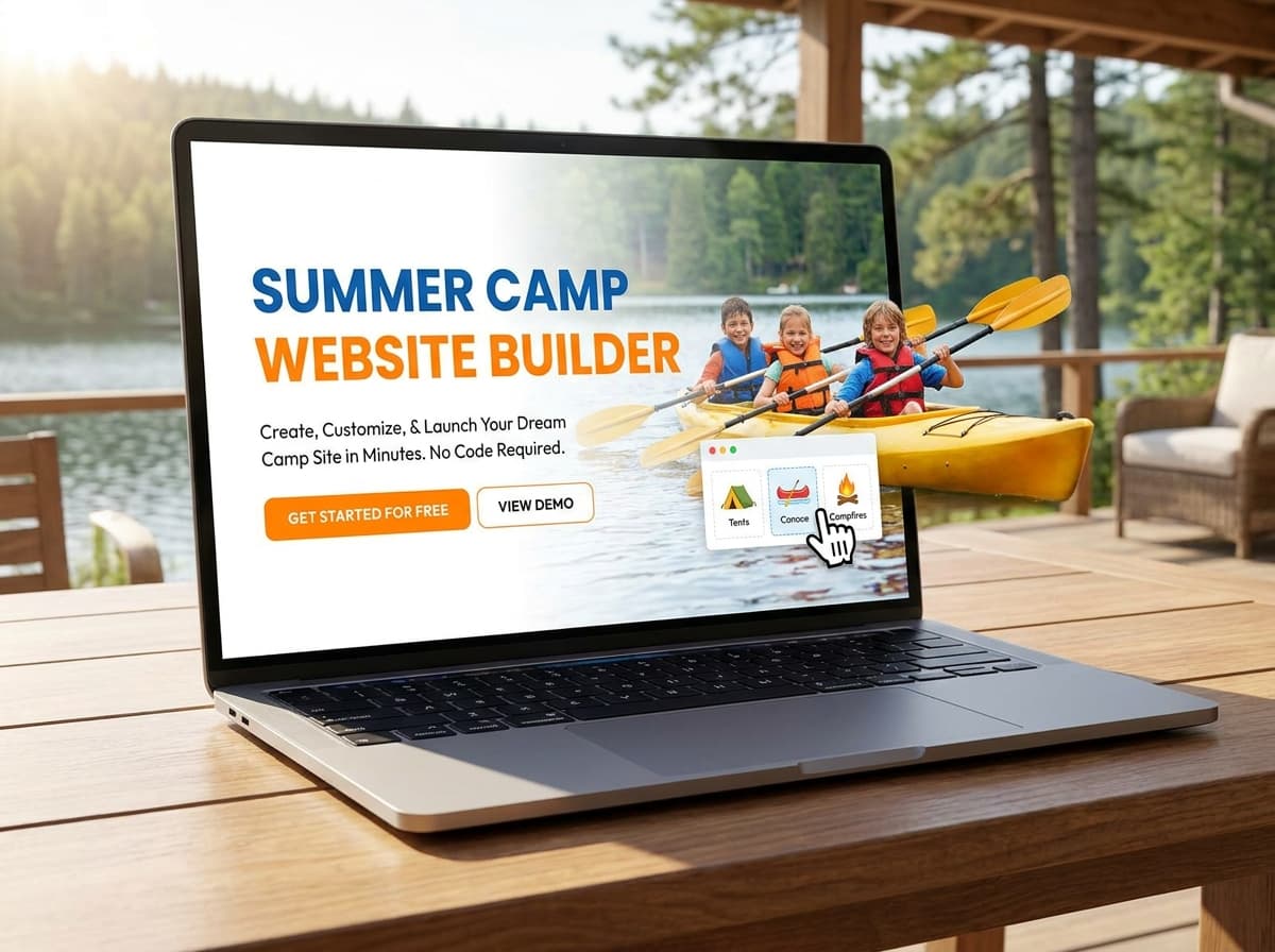 Summer Camps website preview