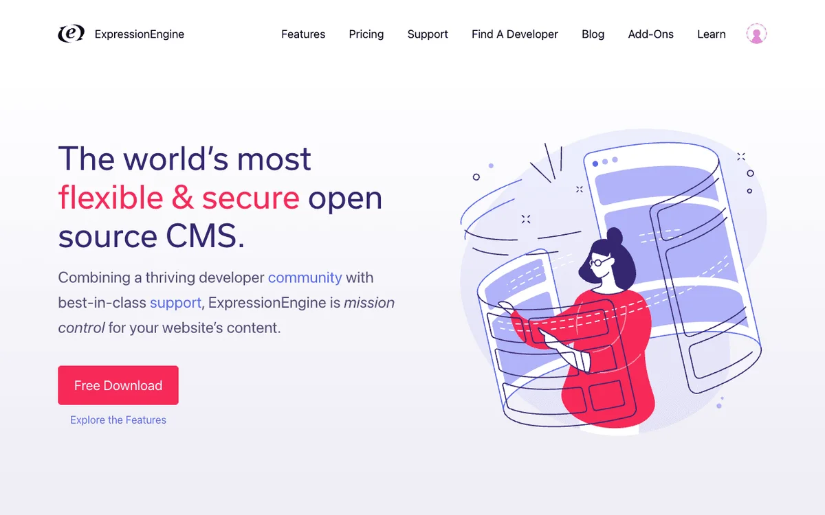 ExpressionEngine homepage
