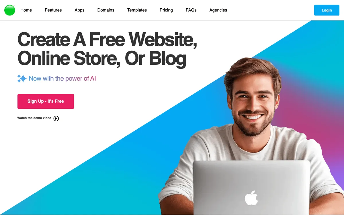 WebStarts homepage