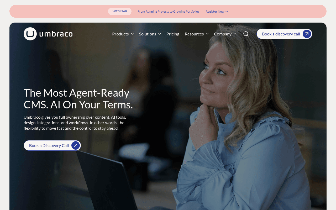 Umbraco homepage