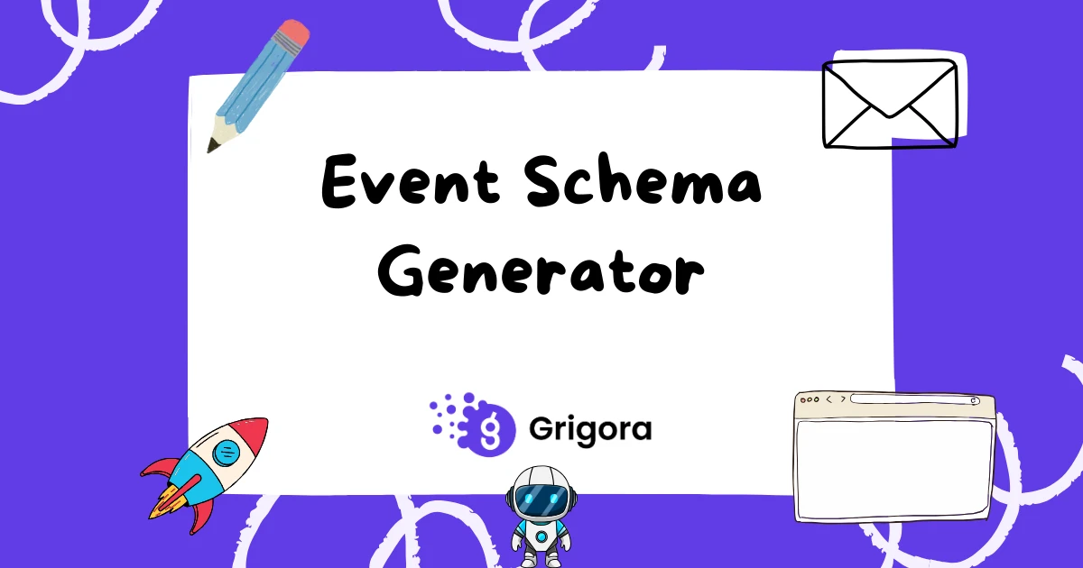 Free Event Schema Generator (JSON-LD) | Grigora