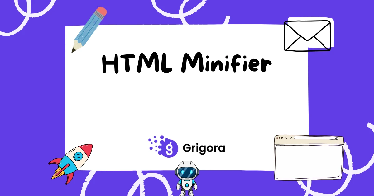 Free HTML Minifier (Paste, Compress, Copy) | Grigora