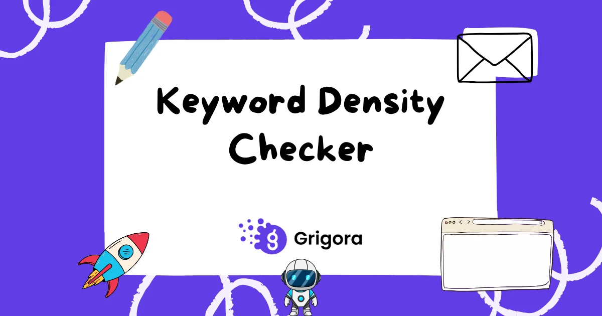 Free Keyword Density Checker (Text or URL) | Grigora